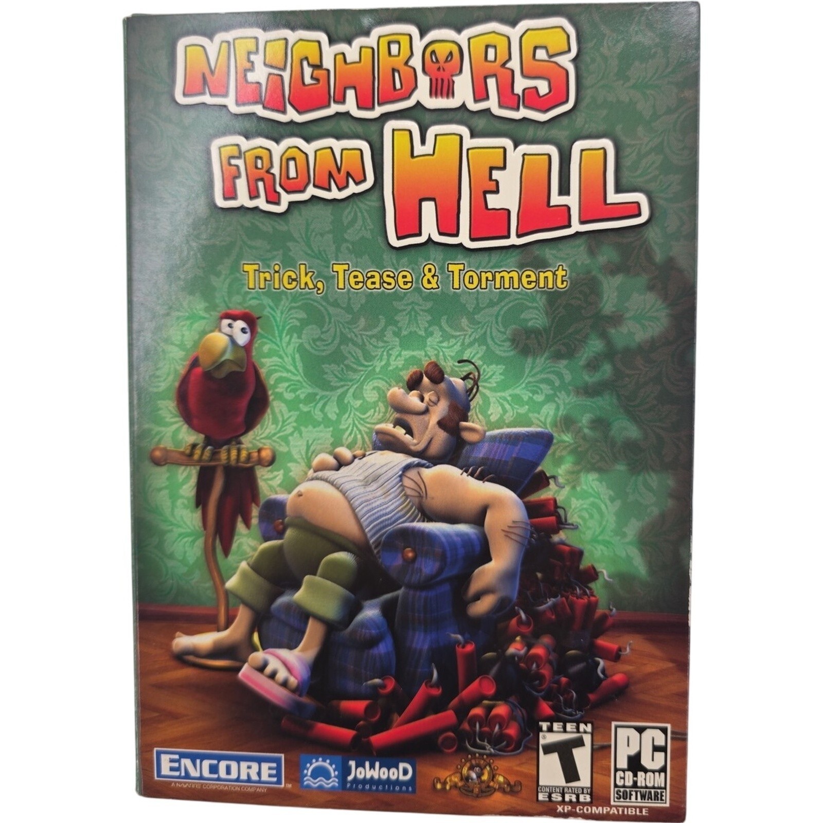 Neighbors From Hell PC Game 2003 Trick Tease & Torment Rare Complete CIB Tested