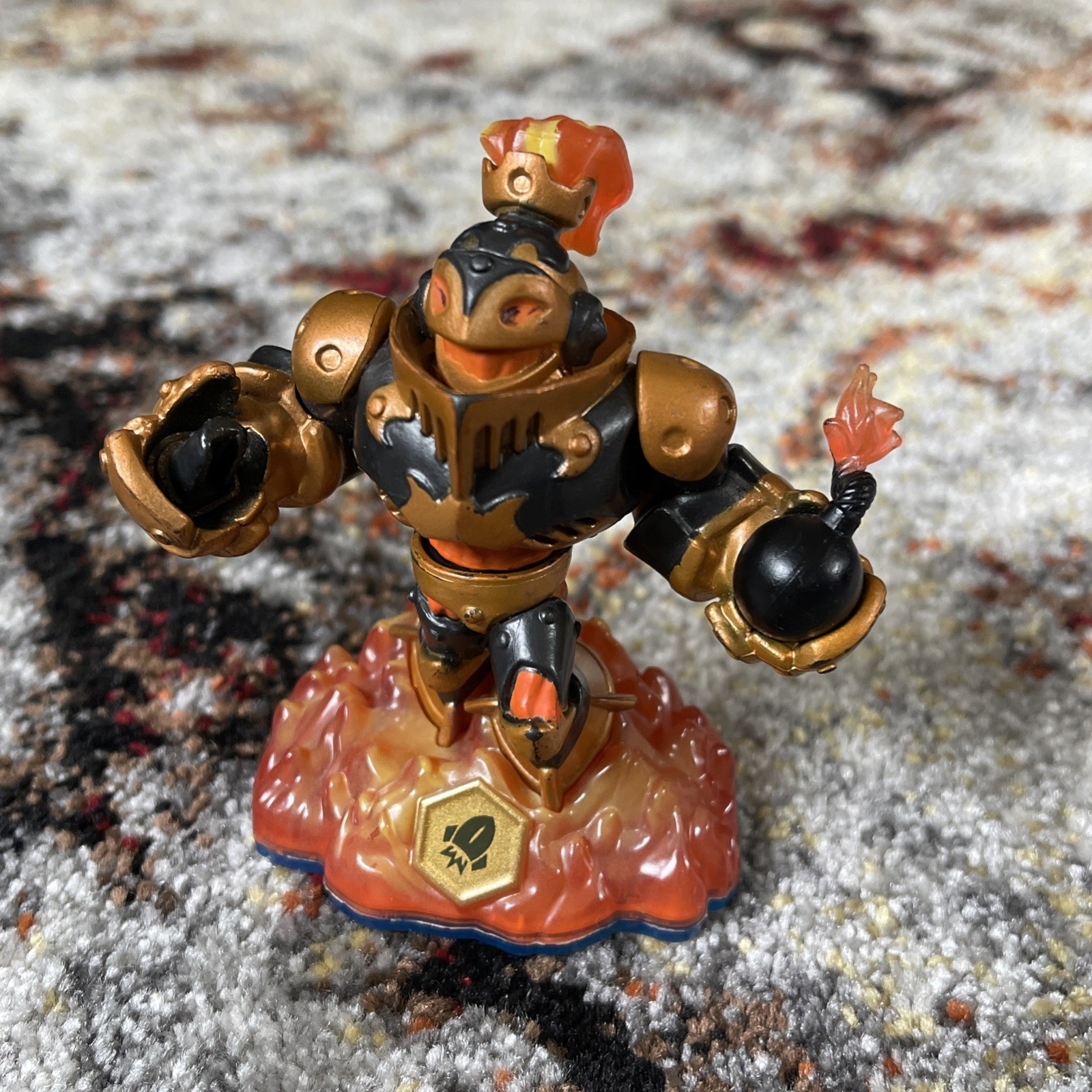 2013 Skylanders Swap Force Dark Blast Zone Swappable Figure Xbox PlayStation Wii