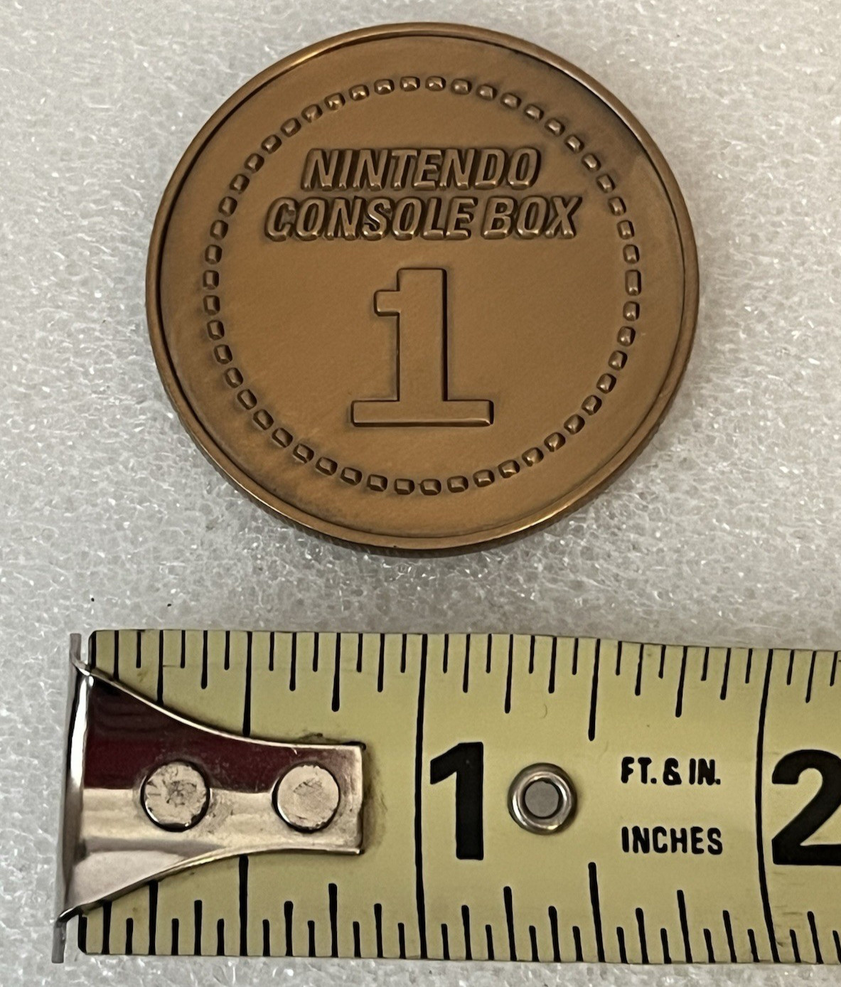 2017 Culturefly Nintendo Console Box Collectible Challenge Coin