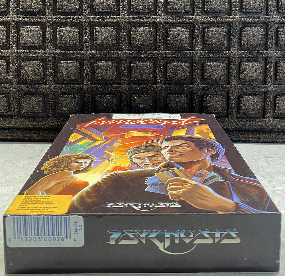 Innocent Until Caught (1993 Psygnosis, IBM 3.5″ disks) PC Big Box – VERY GOOD!