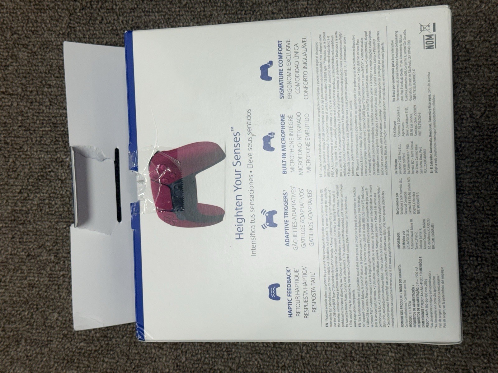 🔥PS5 PlayStation 5 DualSense Wireless Controller Cosmic Red NEW Open Box