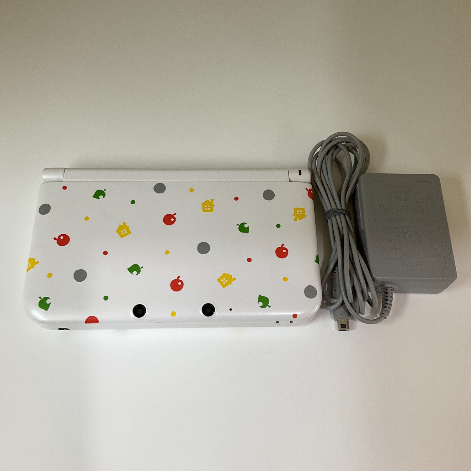 [A-rank] Nintendo 3DS LL XL console Animal Crossing with Charger/Stylus