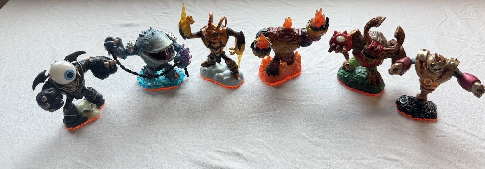 Skylanders Giants 6 figure bundle (Tree Rex, Crusher, Bouncer, Hot Head, etc.)