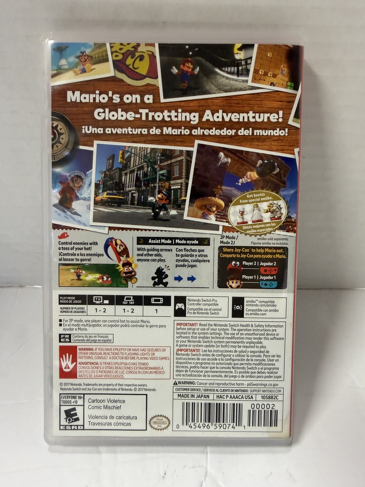 Super Mario Odyssey – See Description
