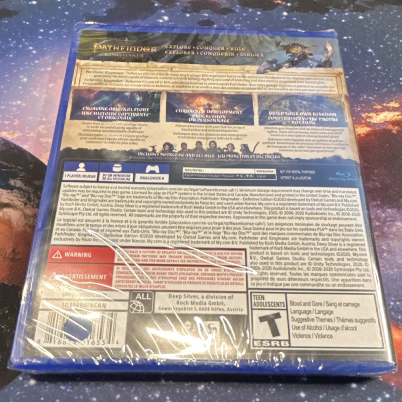 NEW SEALED Pathfinder Kingmaker Definitive Edition PS4 Deep Silver T-Teen 2020