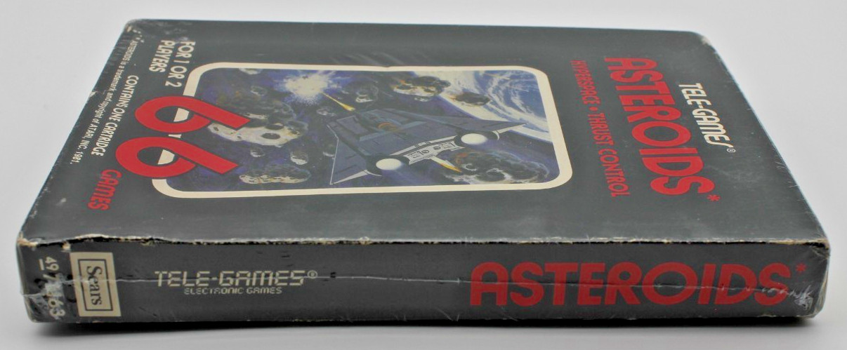 “Asteroids” 1981 Sears Tele-Games – Atari 2600 – RESEALED