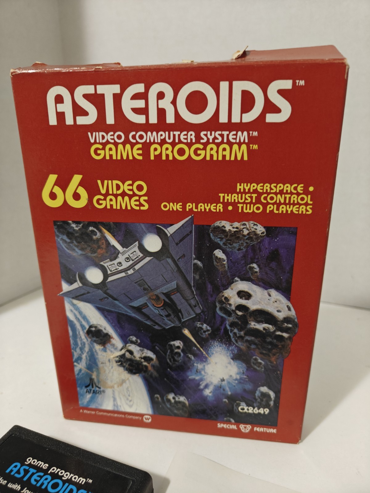 Asteroids (Atari 2600, 1981) CIB Complete In Box