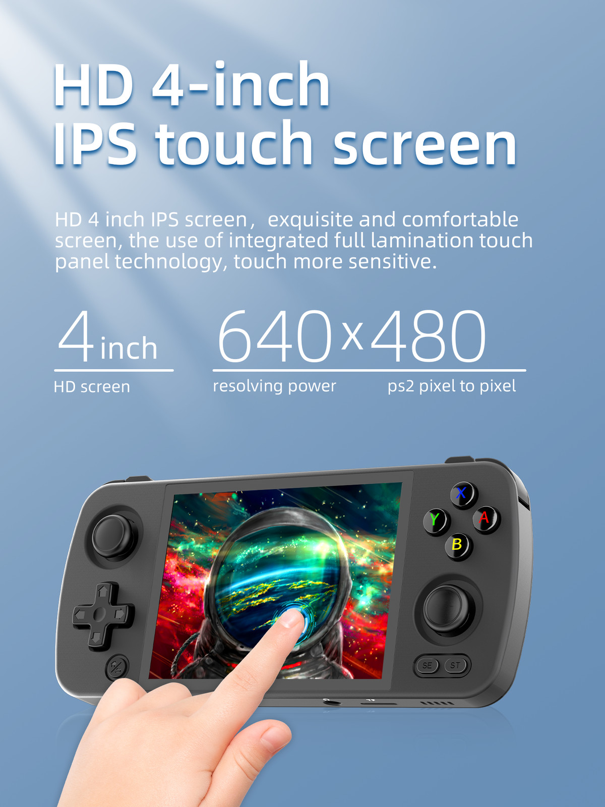 ANBERNIC RG405M Handheld Game Console 4” IPS Touch Screen Android12 3000+ Games