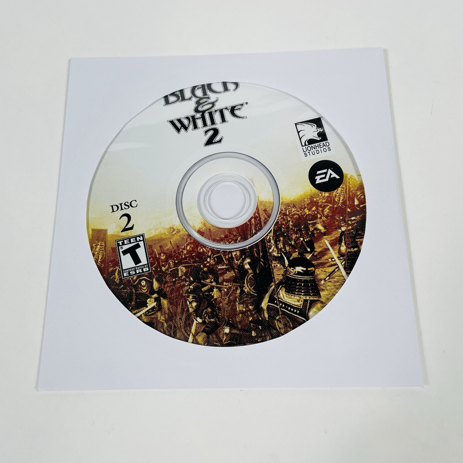 Black and White 2 PC CD-ROM replacement game disc 2 only