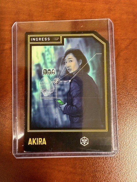 Ingress Agent Akira Medal Card Niantic [UNREDEEMED] RETIRED