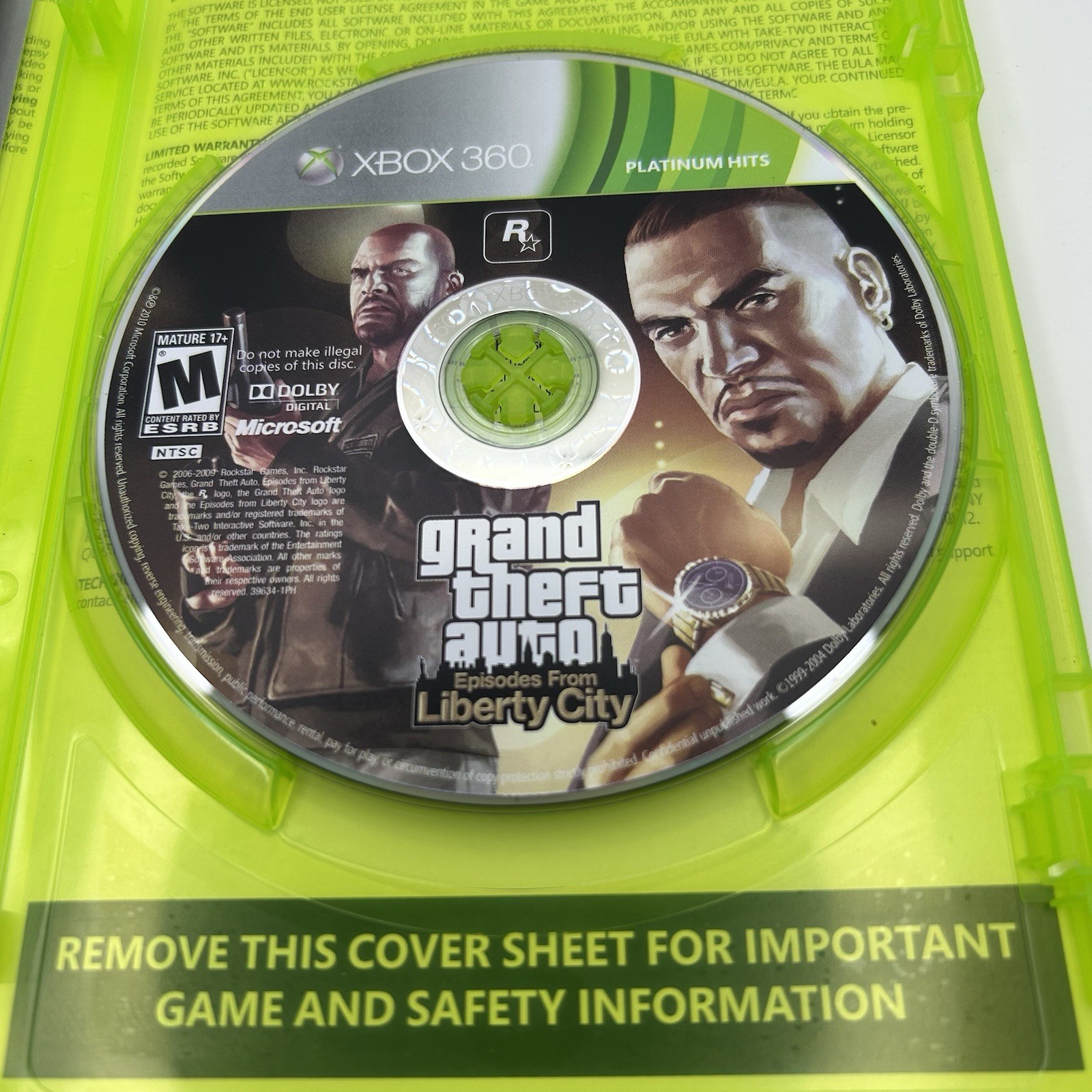 Grand Theft Auto: Episodes From Liberty City -Complete & Tested + FAST Shipping!