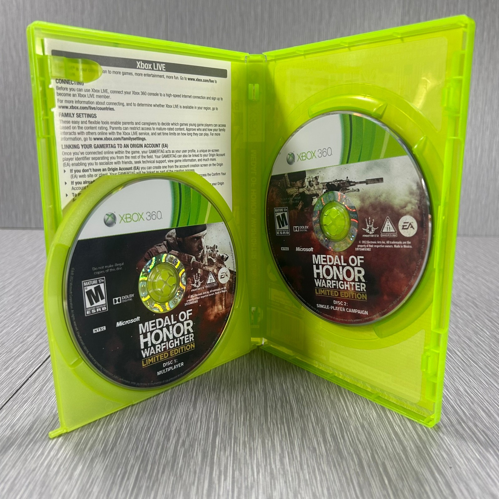 Medal of Honor: Warfighter — Limited Edition (Microsoft Xbox 360, 2012)