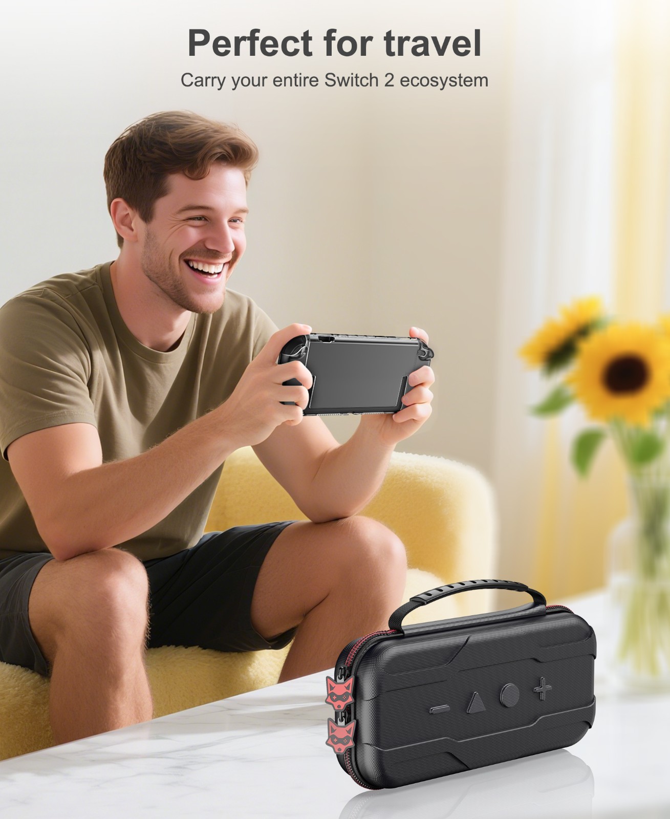 7-in-1 Switch 2 Accessories Bundle Compatible with Nintendo Switch 2 2025 Case