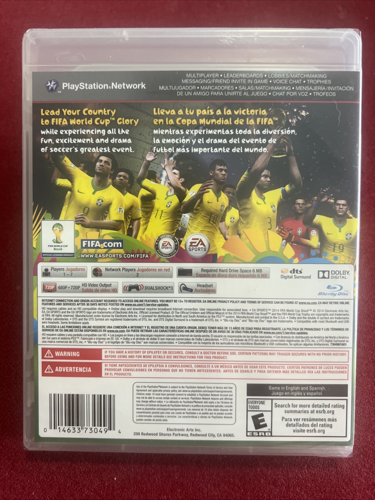 ⚽️Brand New! 2014 FIFA World Cup Brazil (PlayStation 3, 2014)Factory Sealed!⚽️