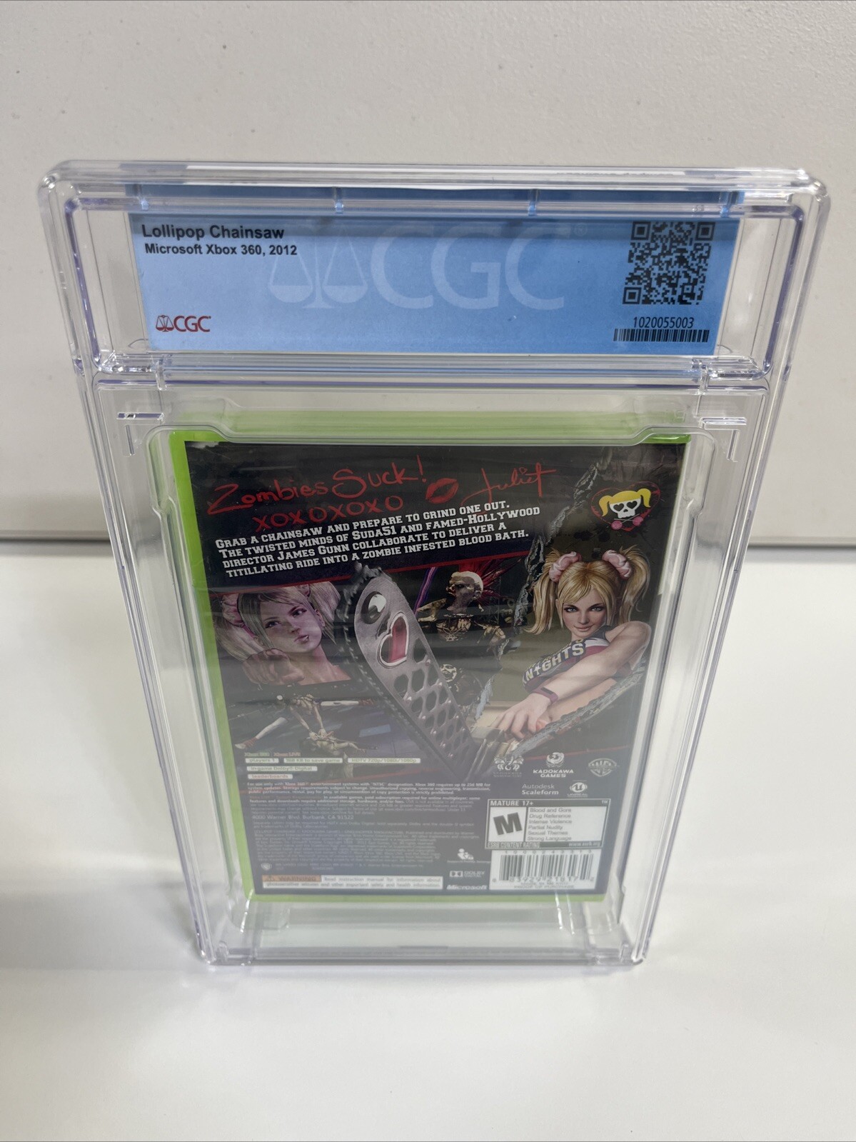 CGC 9.8A++ Graded Lollipop Chainsaw (Microsoft Xbox 360, 2012)