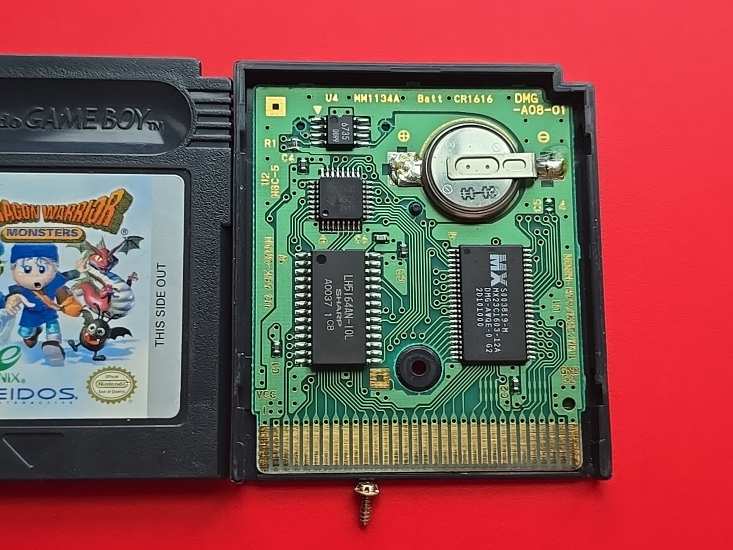 Dragon Warrior Monsters Game Boy Color Nintendo GBC RPG Authentic Saves