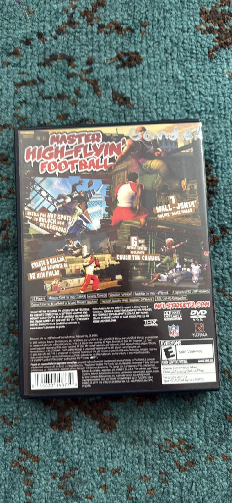 NFL Street 2 PS2 E NTSC-U/C EA SPORTS BIG NFL Street Series Multiplayer