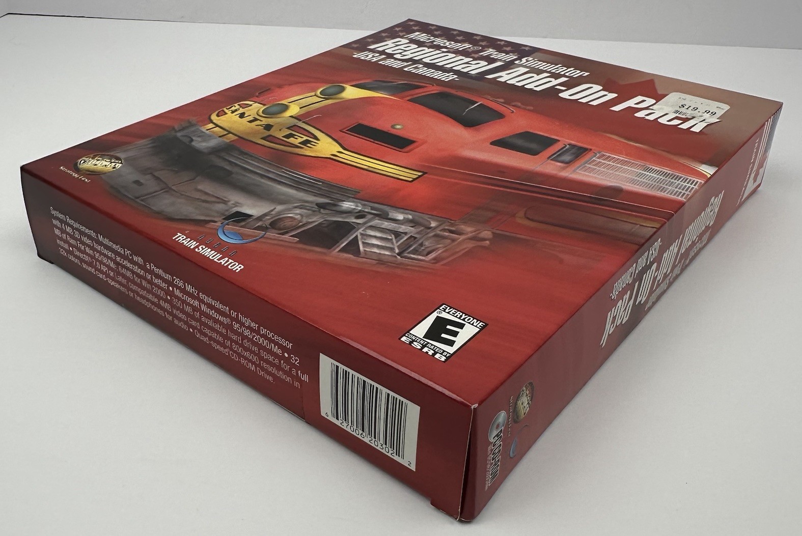 Microsoft Train Simulator USA Canada Regional Add-On Pack PC Big Box SEALED NOS