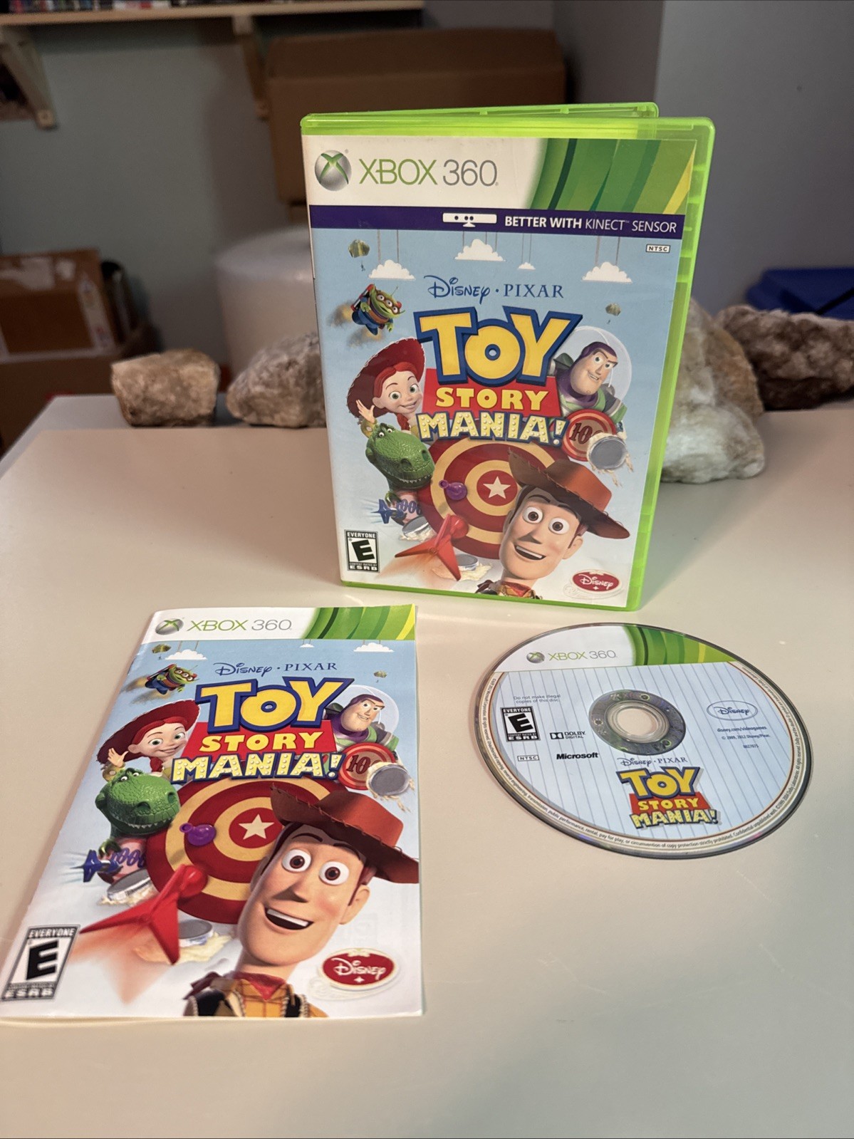 Toy Story Mania (Microsoft Xbox 360, 2012) Tested. CIB. Clean Throughout!