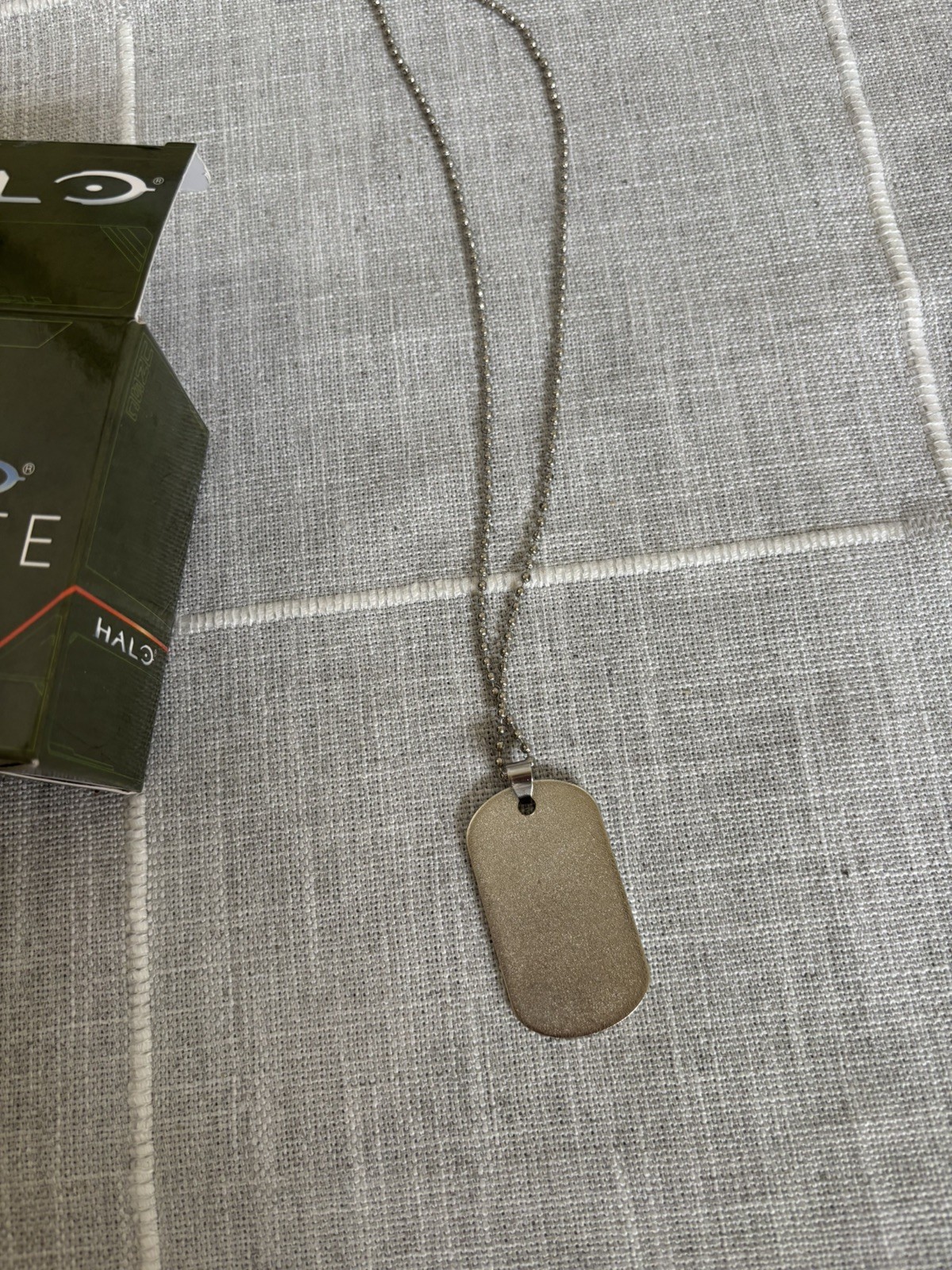 Halo Infinite UNSC Gamestop Dog Tags/Necklace