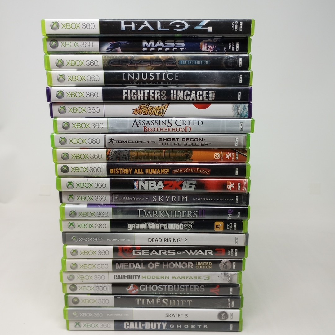Lot Of 22 Xbox 360 Games With Cases (Many Have Manuals) UNTESTED See Pics!
