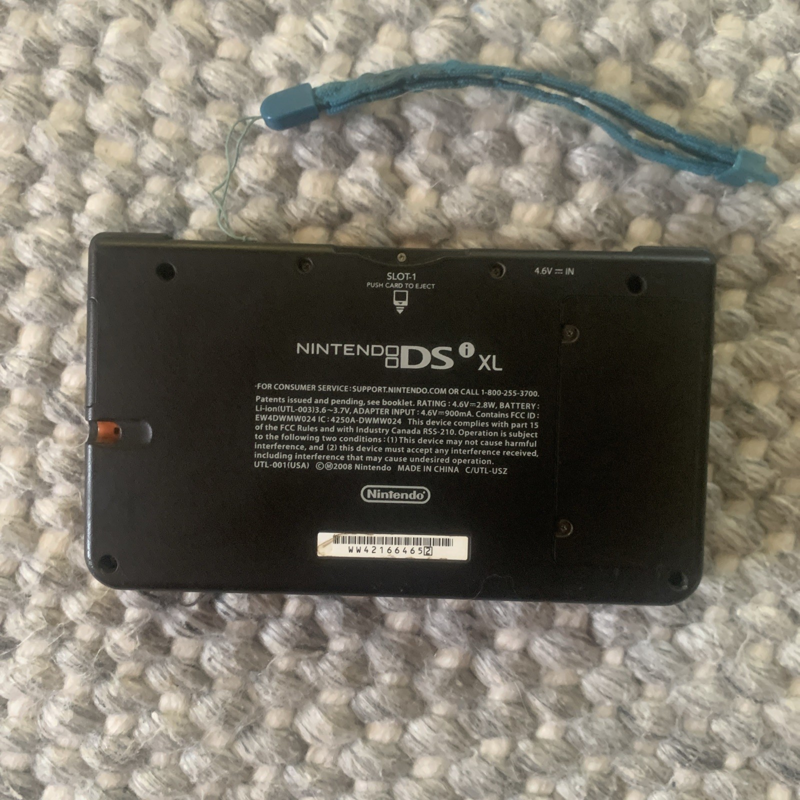 Nintendo DS XL Handheld System Orange Comes With Charger *READ DESCRIPTION*
