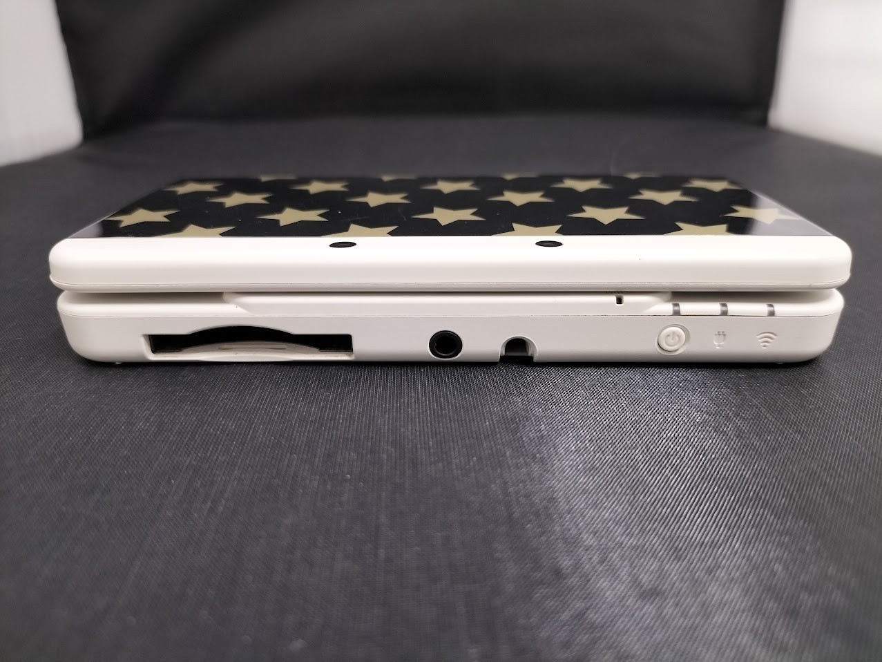 B760 Nintendo new 3DS console White Japan w/plate stars fx