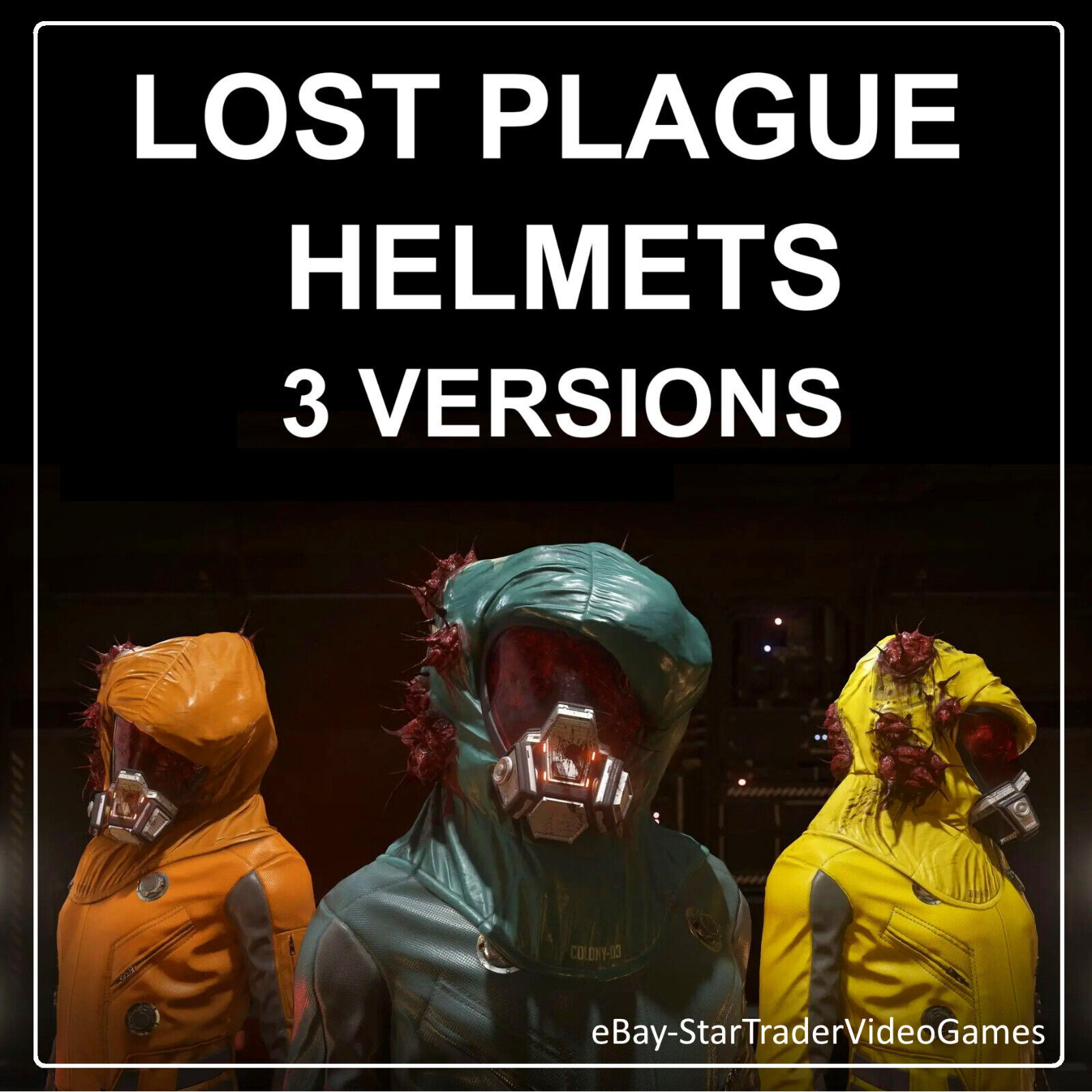 STAR CITIZEN – LOST PLAGUE HELMET – 3 VERSIONS