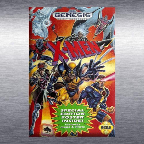 X-Men 1, 2 Video Game Box Art *Genesis* High Quality Magnet