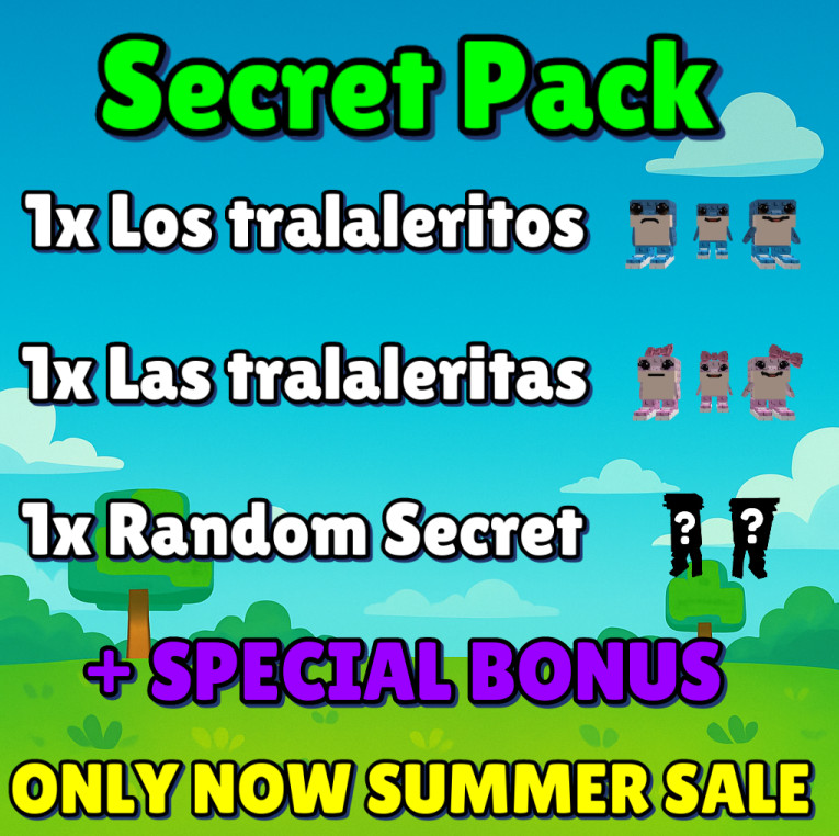 [🟢ONLINE] 🎆 SUPER PACKS! | DRAGON | sab | GARAMA | Steal a Brainrot