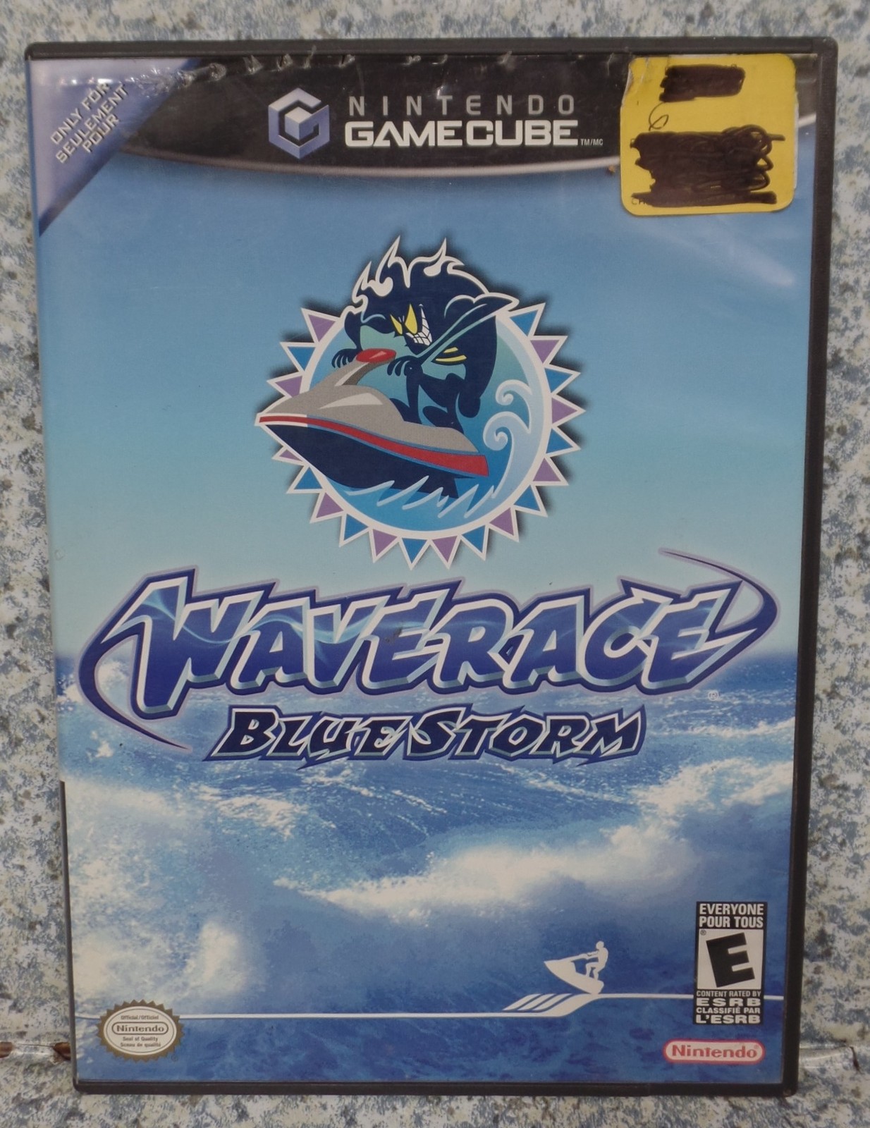 Video Game Nintendo Gamecube Wave Race Blue Storm with Manual USED