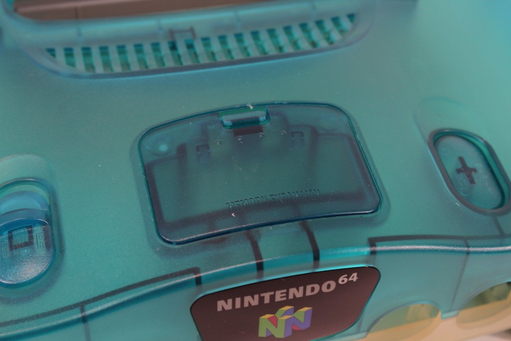 Nintendo 64 N64 OEM Toys R Us Clear Blue White Console Replacement Shell Cos.Da9