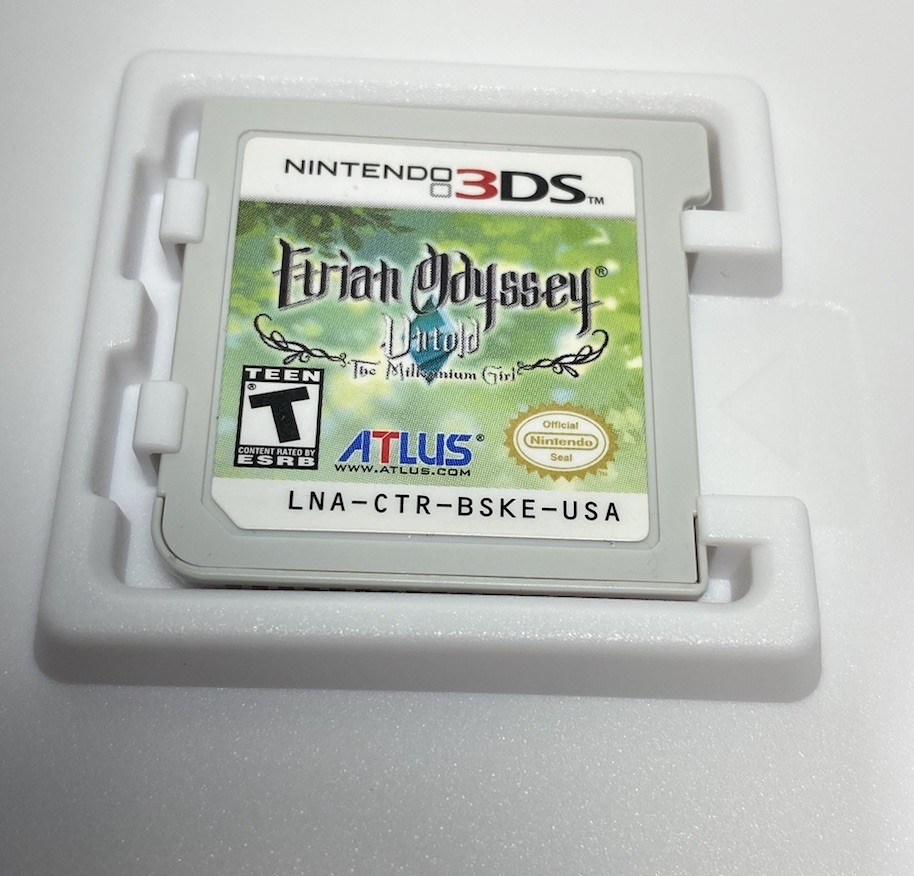 Etrian Odyssey Untold: The Millennium Girl (Nintendo 3DS, 2013) COMPLETE CIB