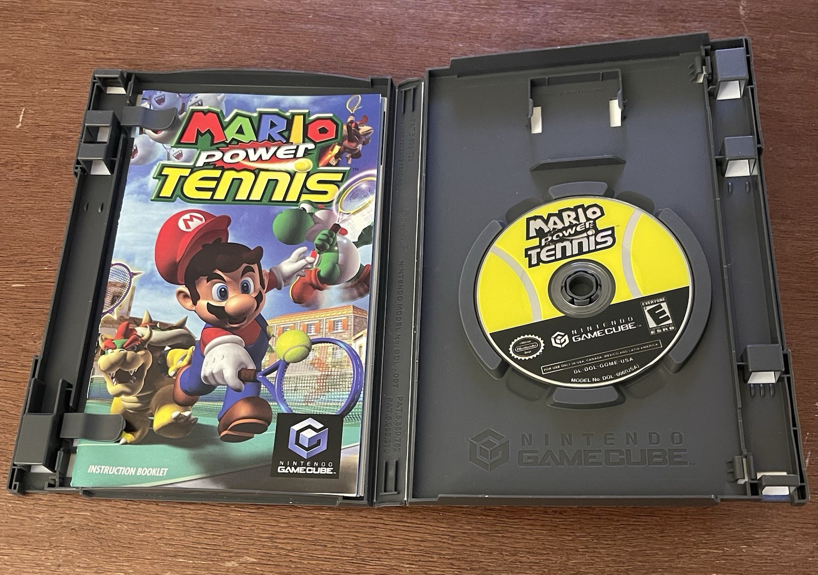 Mario Power Tennis CIB Complete Nintendo GameCube Clean Tested Working VG Cond