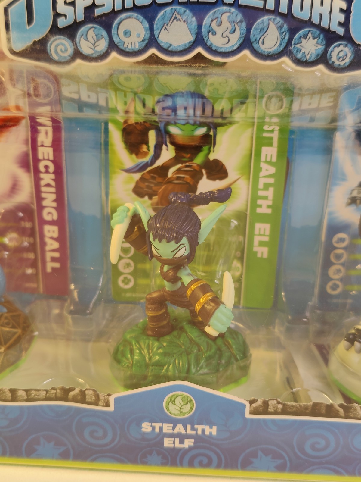2011 Skylanders 3-Pack Wrecking Ball Stealth Elf Sonic Boom Figures Spyros NEW