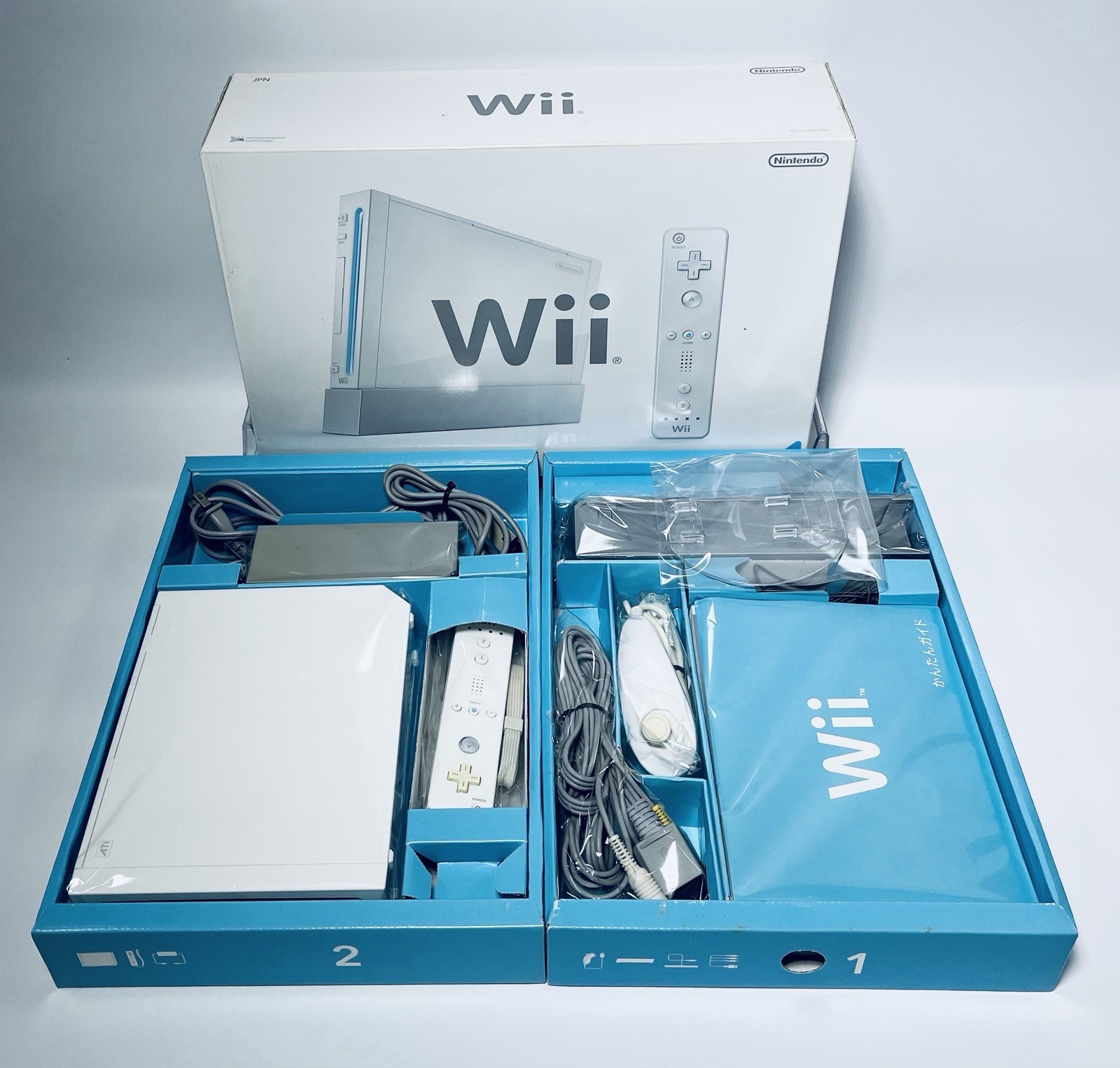 🎮✨ Nintendo Wii RVL-001 White Console Complete in Box (CIB) – Tested Working ✨