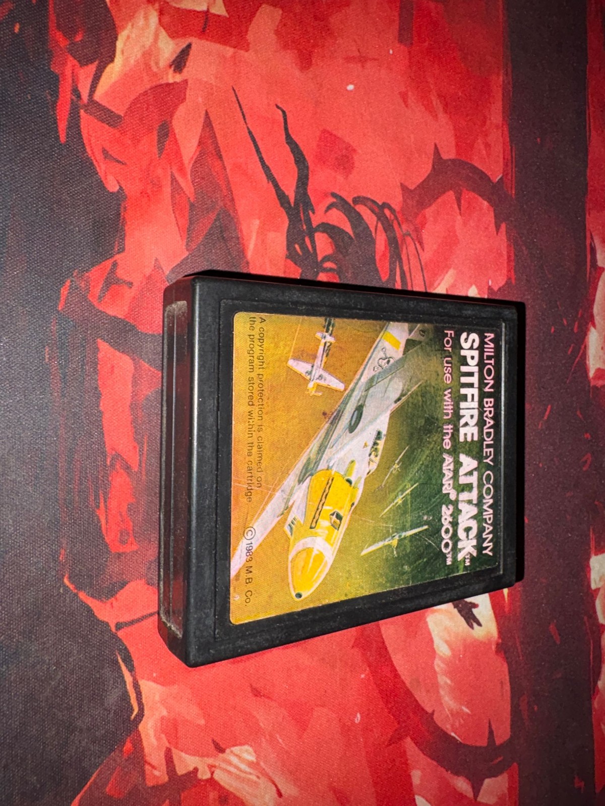 Milton Bradley Spitfire Attack Atari 2600 Game Cartridge 1983 Cartridge Only