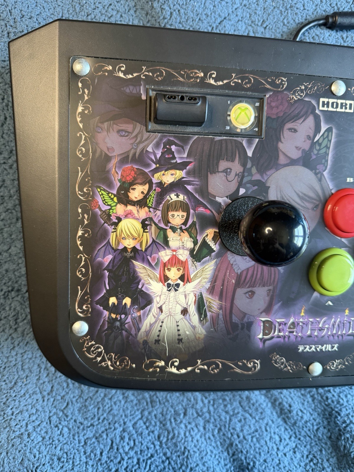Deathsmiles CAVE SHMUP HORI Arcade Stick Xbox 360 CIB VERY RARE!!!