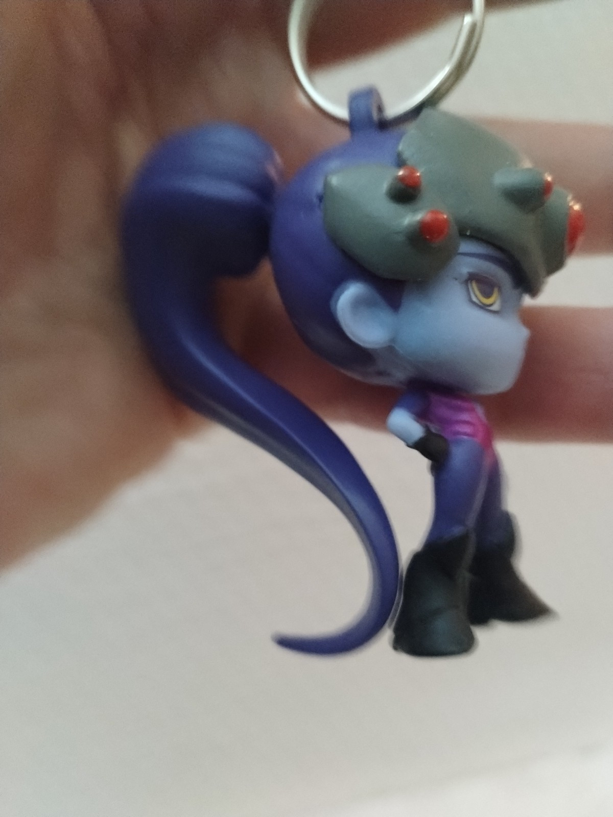 Overwatch Widowmaker mini vinyl figure CHIBI Backpack Hanger Bag Clip Character*