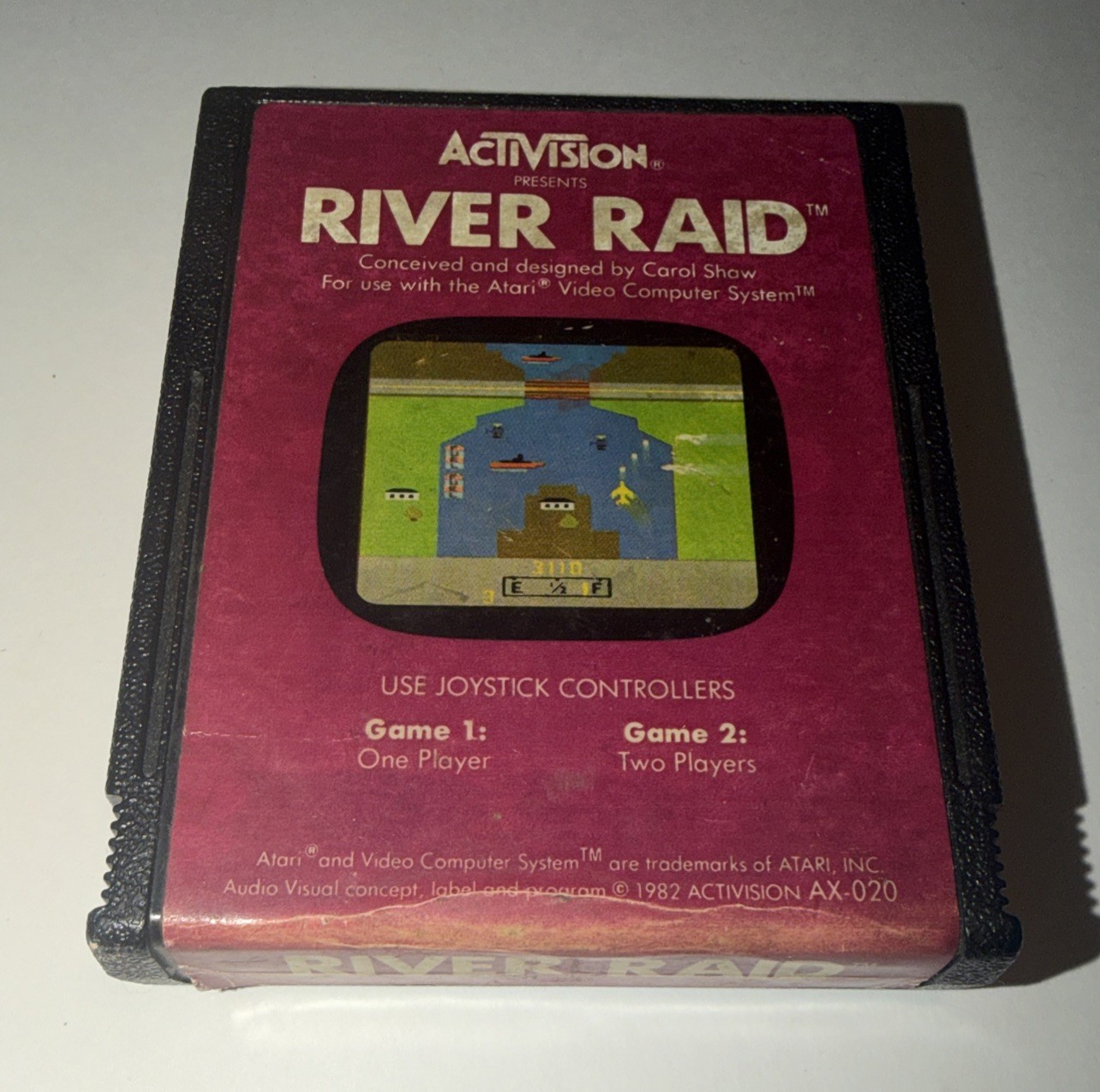River Raid (Atari 2600, 1982) Cleaned & Tested (D175)