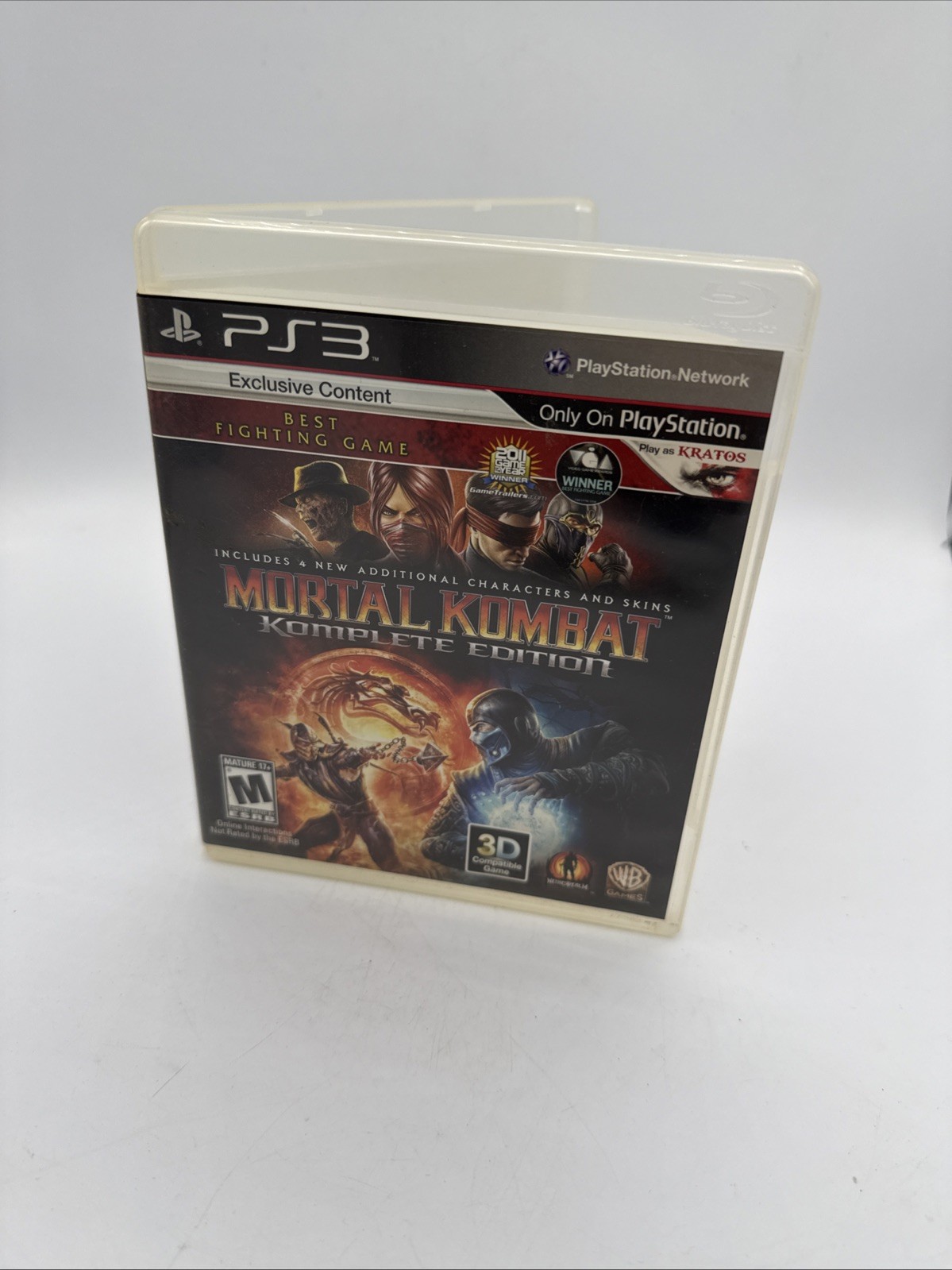 Mortal Kombat — Komplete Edition (Sony PlayStation 3, 2012) Tested NO Manual!