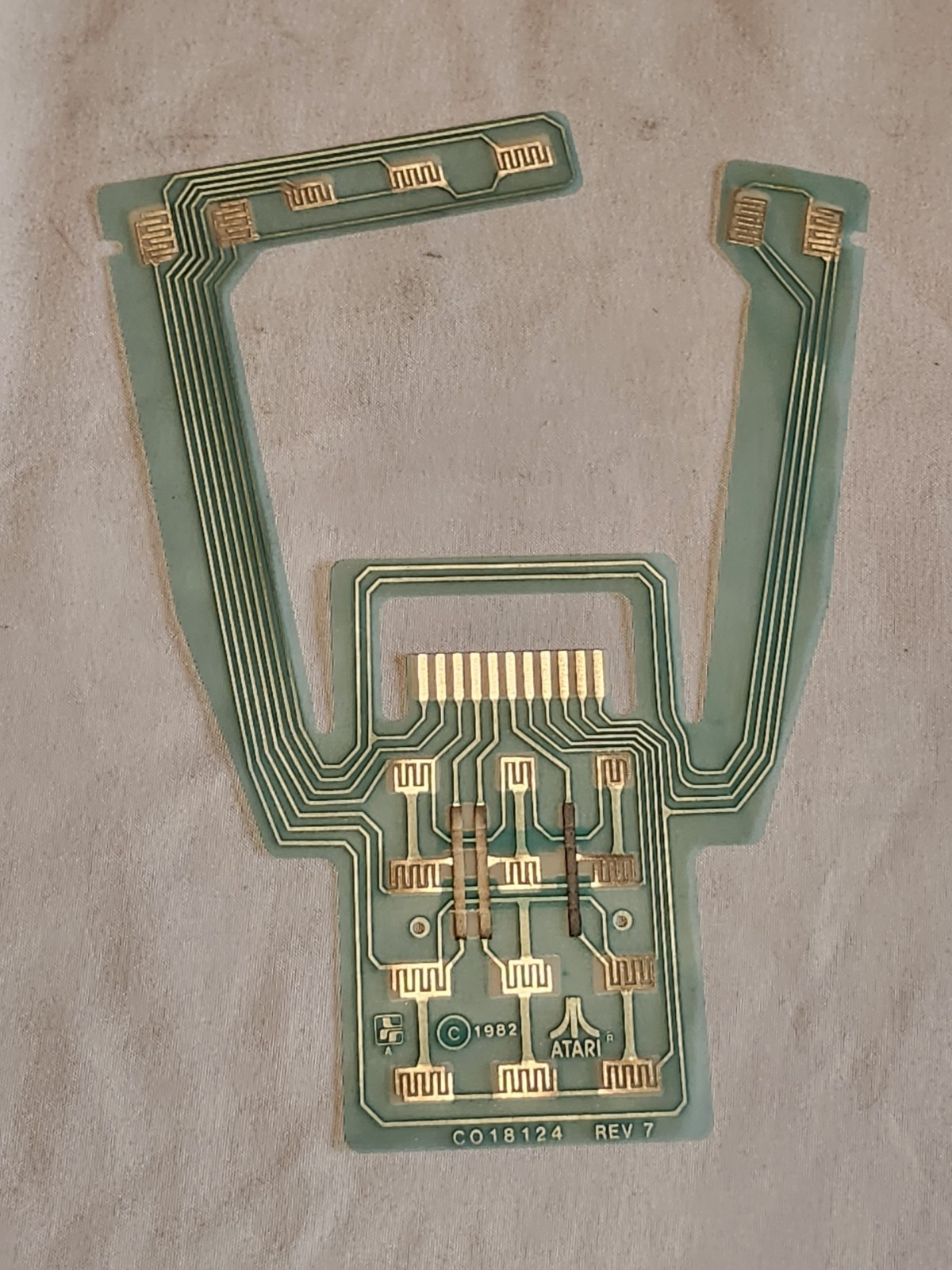 NOS Atari 5200 Controller Flex Keyboard Membrane C001824 Rev7 CX52 – Lot of 5