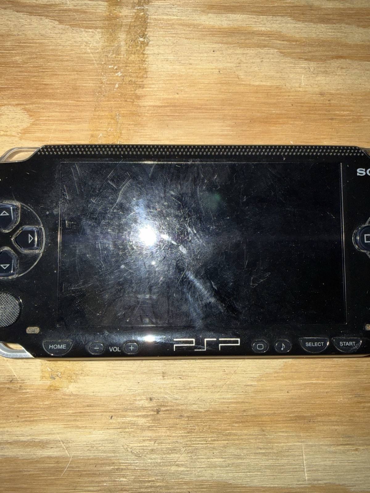 USED PlayStation Portable PSP-1001 Black Console Needs Battery