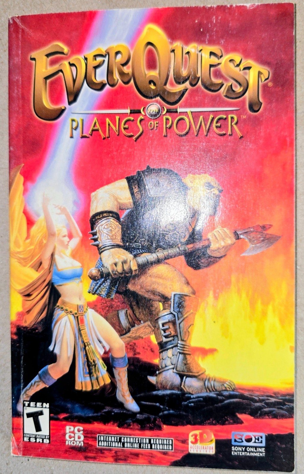 LOT of Sony EverQuest Titanium Edition 5 Disc PC Game Maps Omens of War PC Books