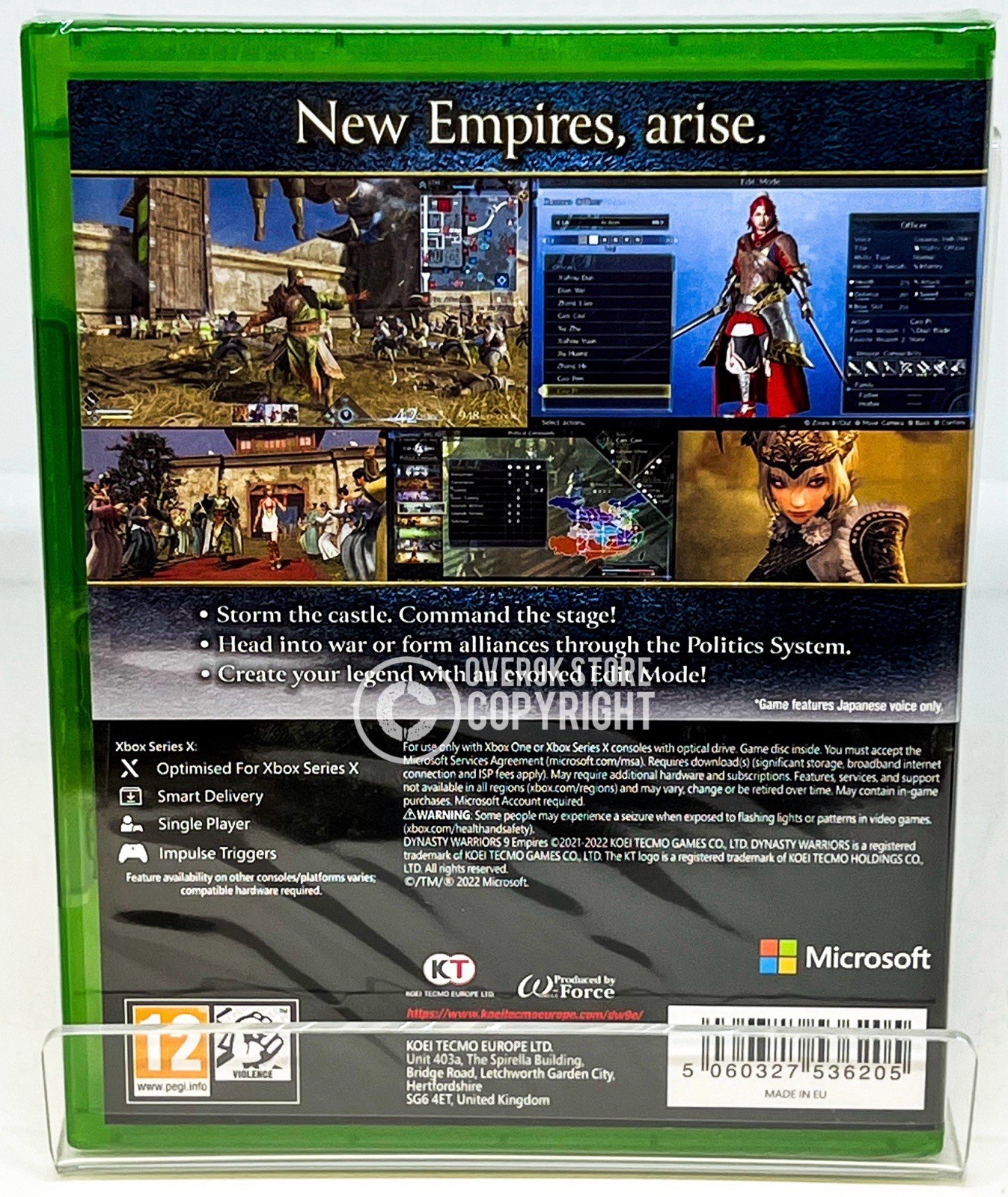 Dynasty Warriors 9 – Empires – Xbox One | Xbox Series X – New | Factory Sealed