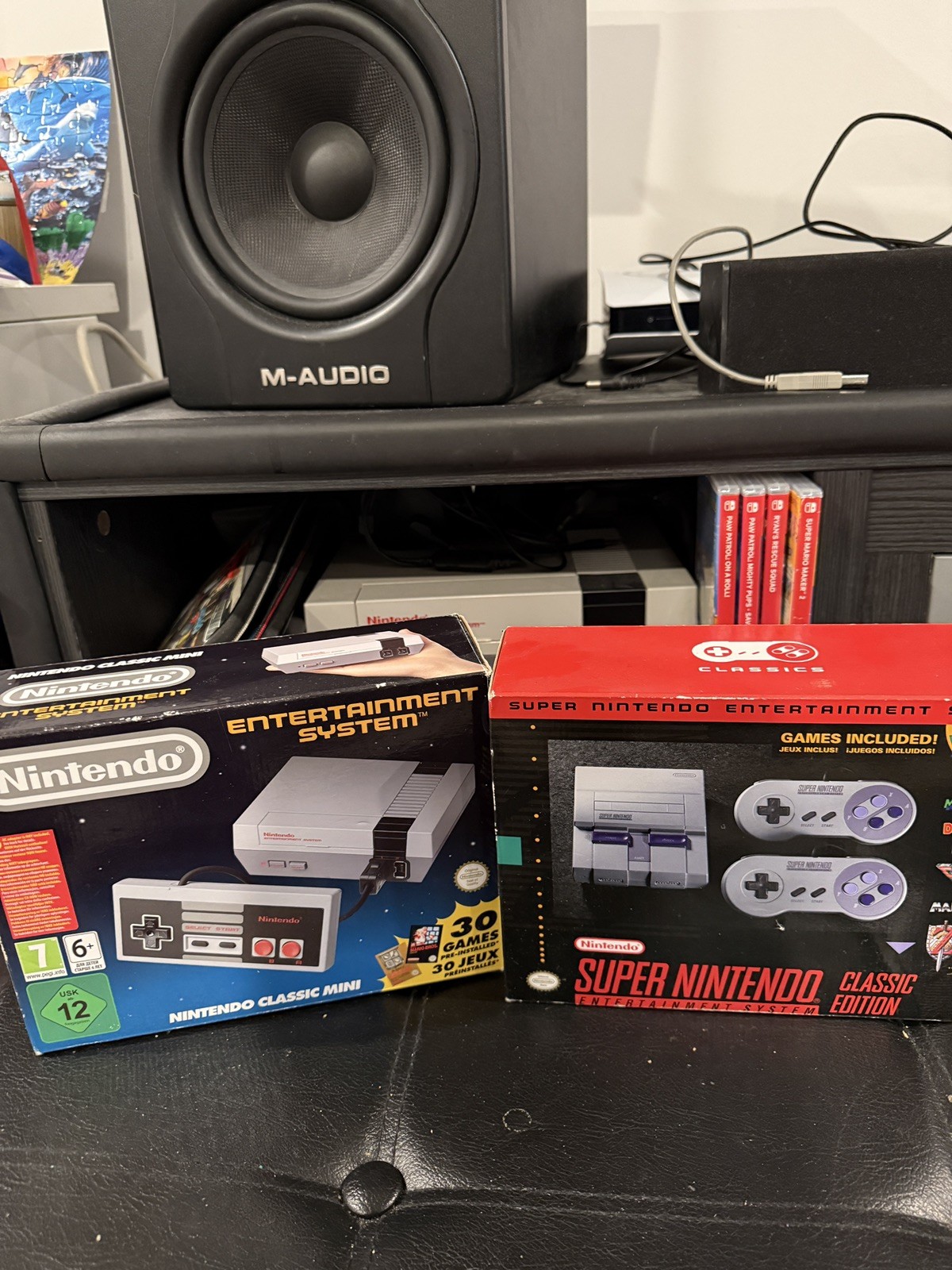NES classic SNES classic set authentic brand new