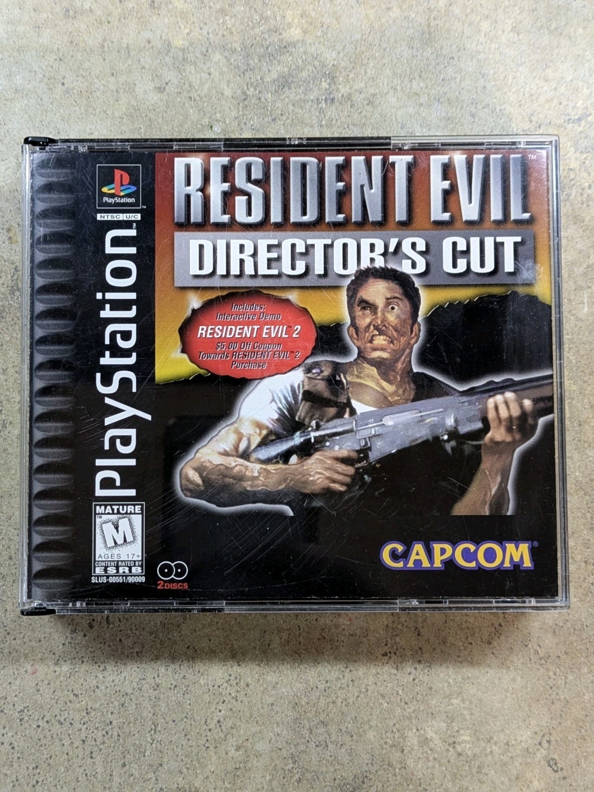 Resident Evil Director’s Cut PSX PS1 PlayStation 1 Tested See Pics