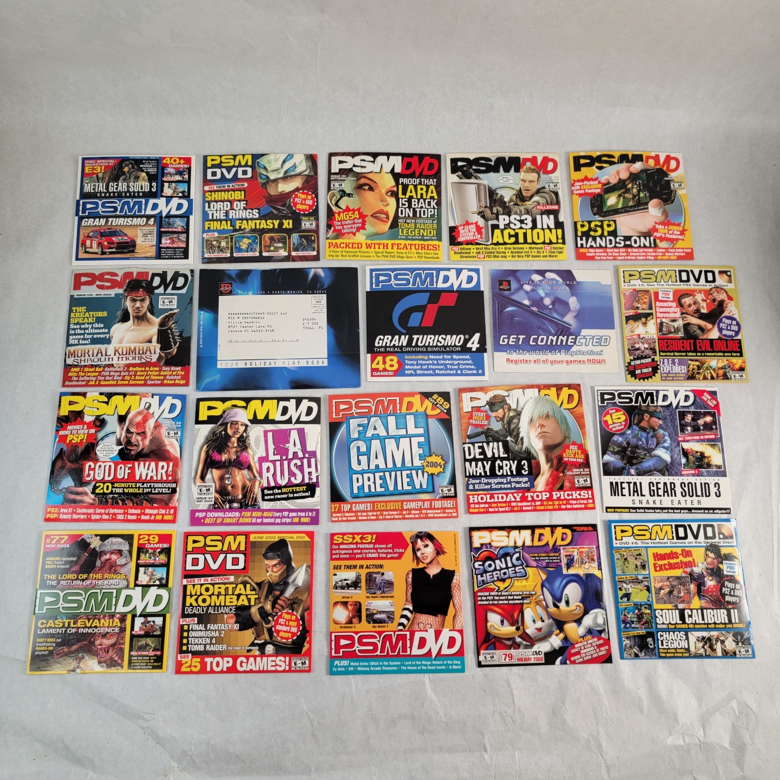 Lot of 18 Playstation Demo Discs Original PlayStation Magazine w/ Holiday Bonus