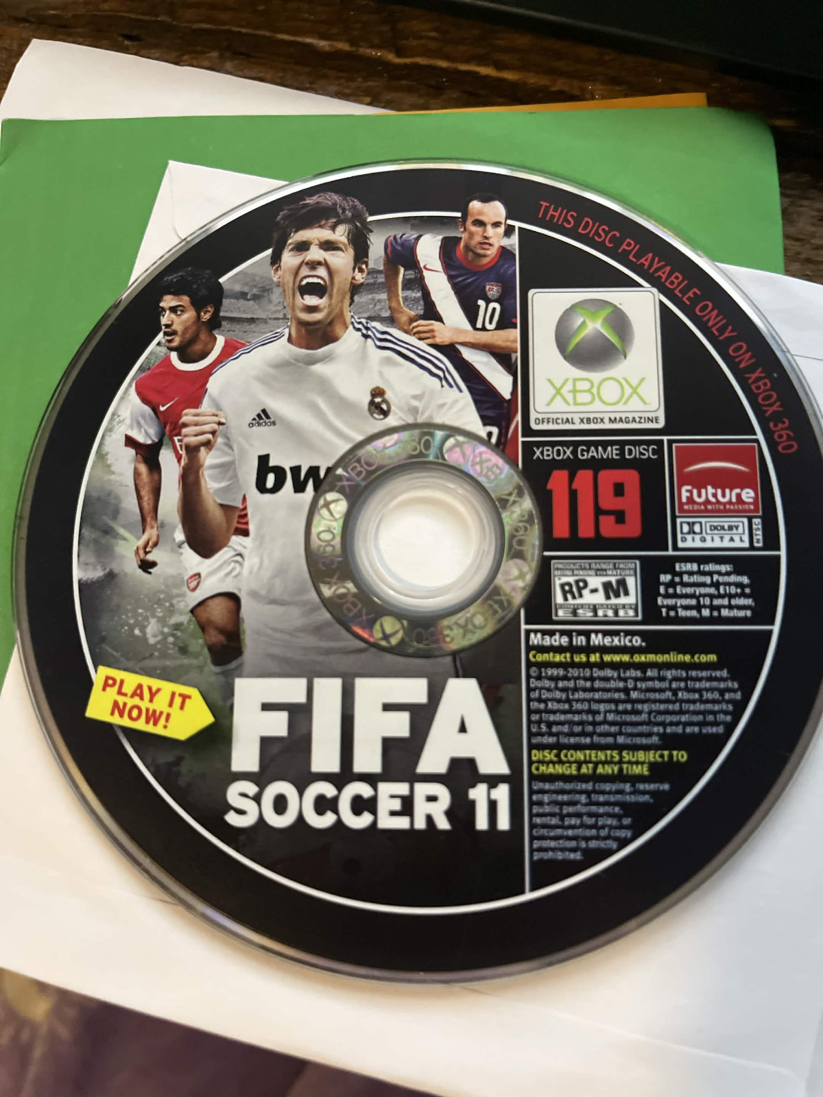 FIFA Soccer 11 DEMO (Microsoft Xbox 360, 2010) DISC ONLY | NO TRACKING |