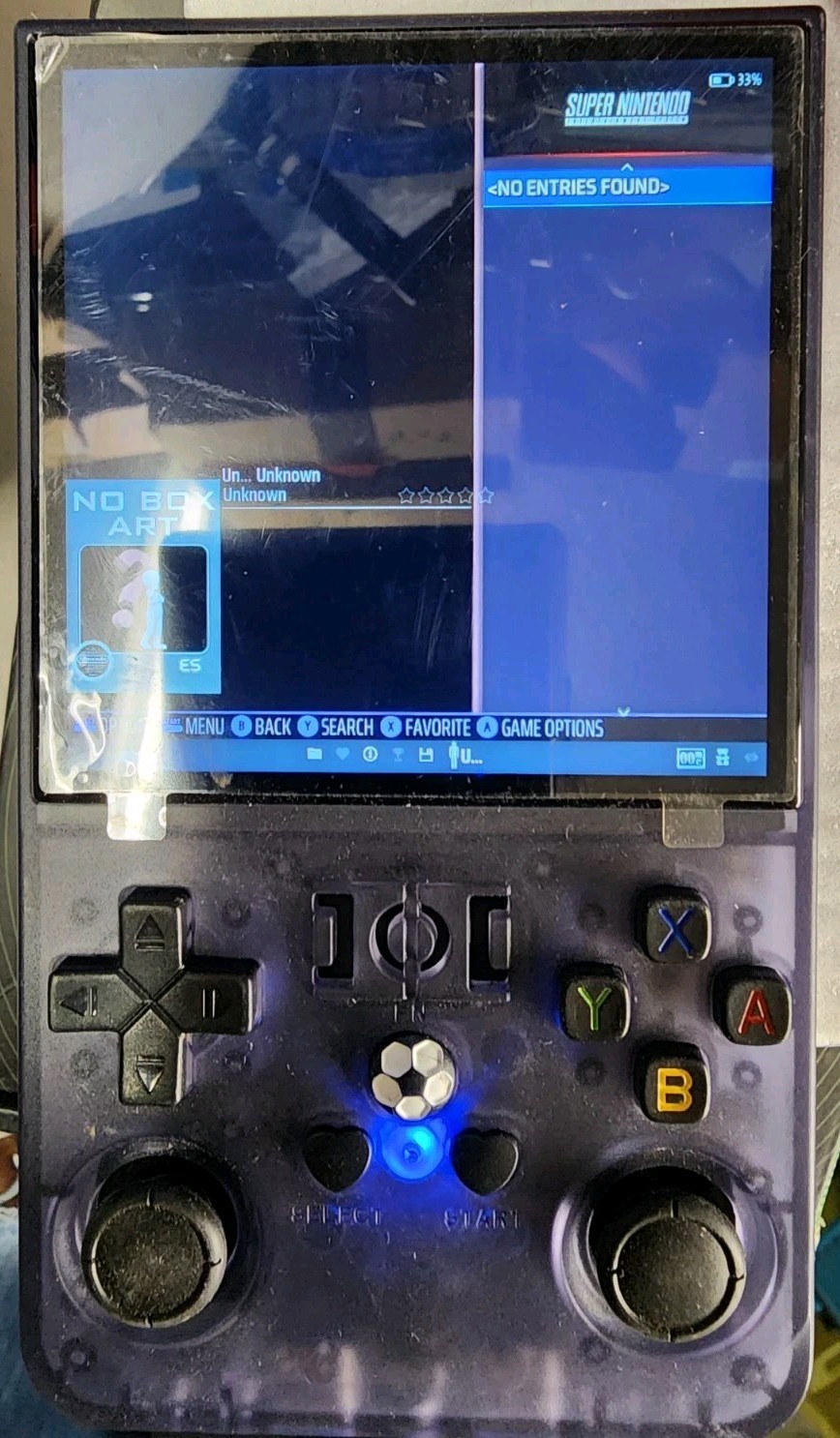 R36 MAX Handheld Retro Game Console Emulator 4000mAh Used Tested